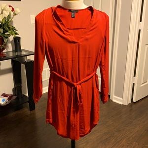 Long sleeve flowy dress